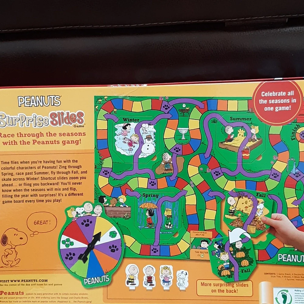 Peanuts Surprise Slides Game NIB
